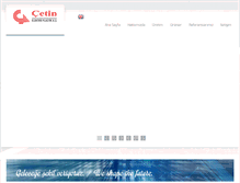 Tablet Screenshot of cetinelektroplastik.com